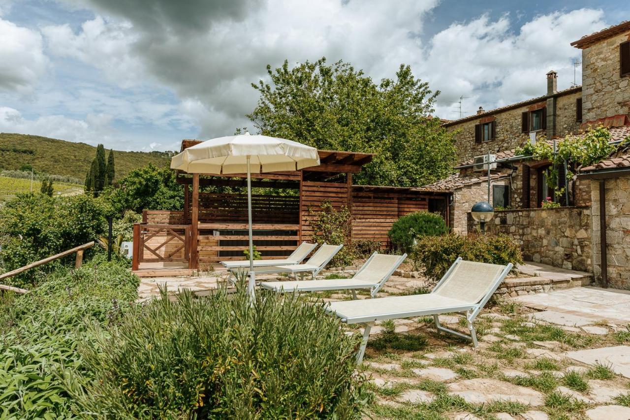 Borgo Villa A Sesta San Gusme Exteriör bild